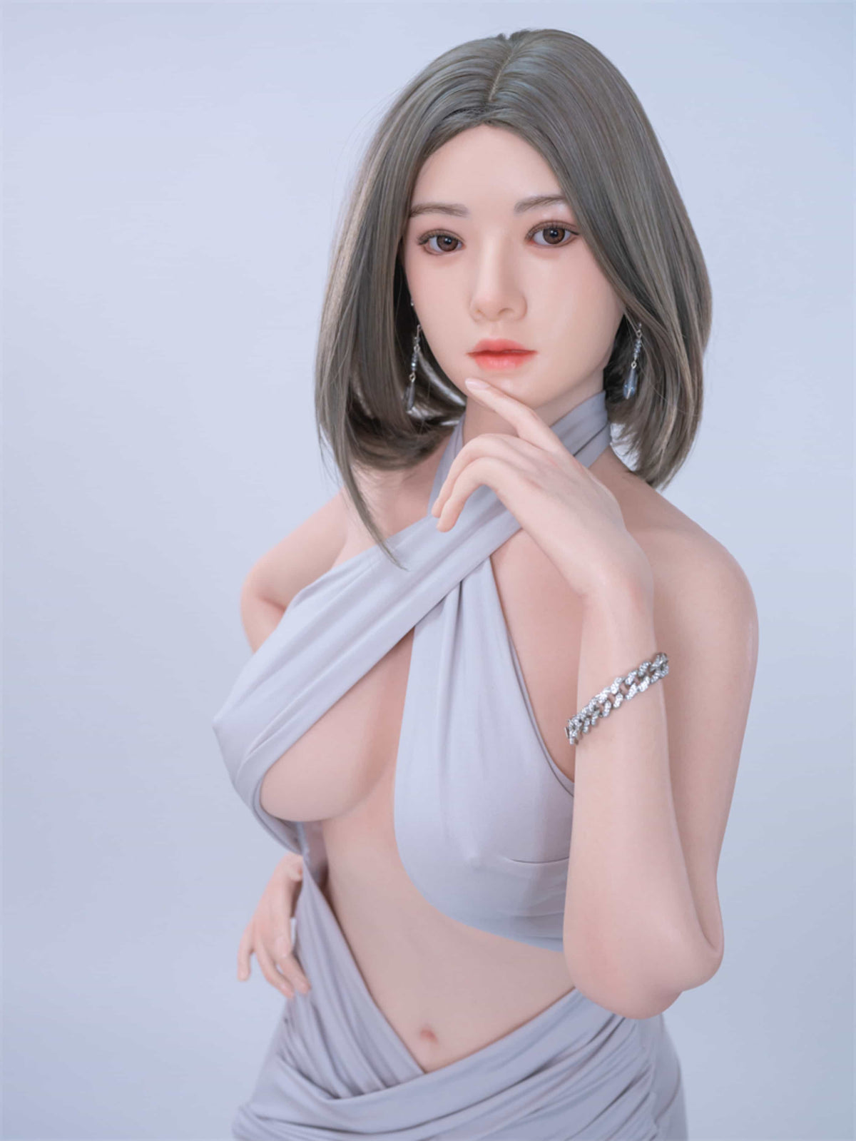 Piaoenxi： 158Cm Korean Office Girls Silicone Sex Dolls