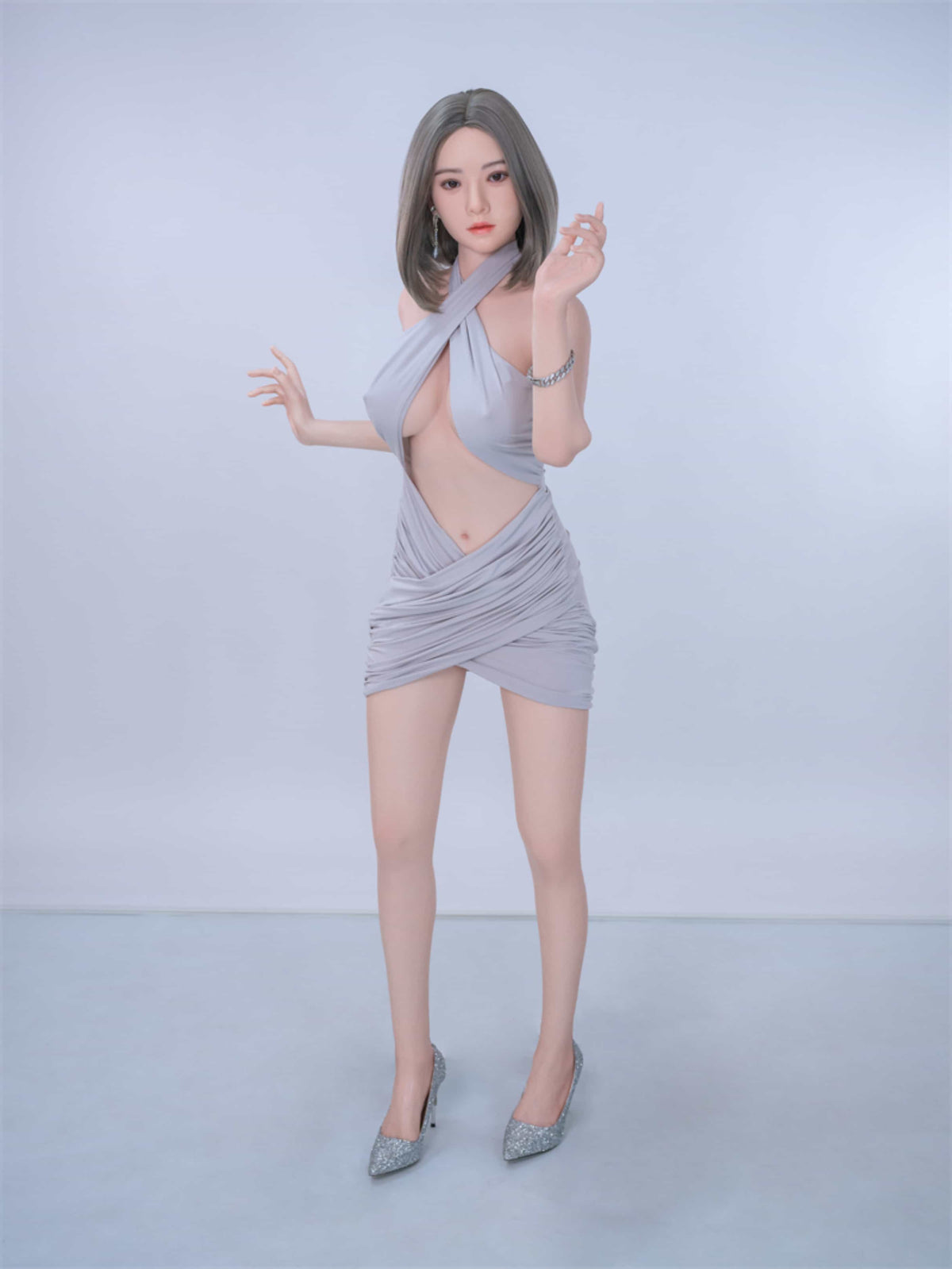 Piaoenxi： 158Cm Korean Office Girls Silicone Sex Dolls