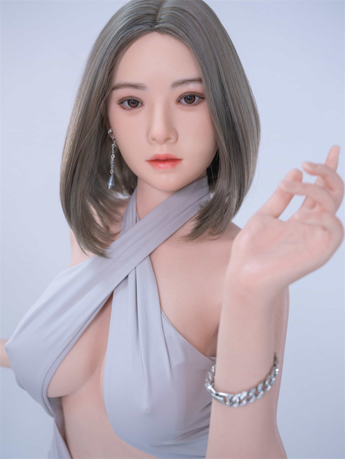 Piaoenxi： 158Cm Korean Office Girls Silicone Sex Dolls