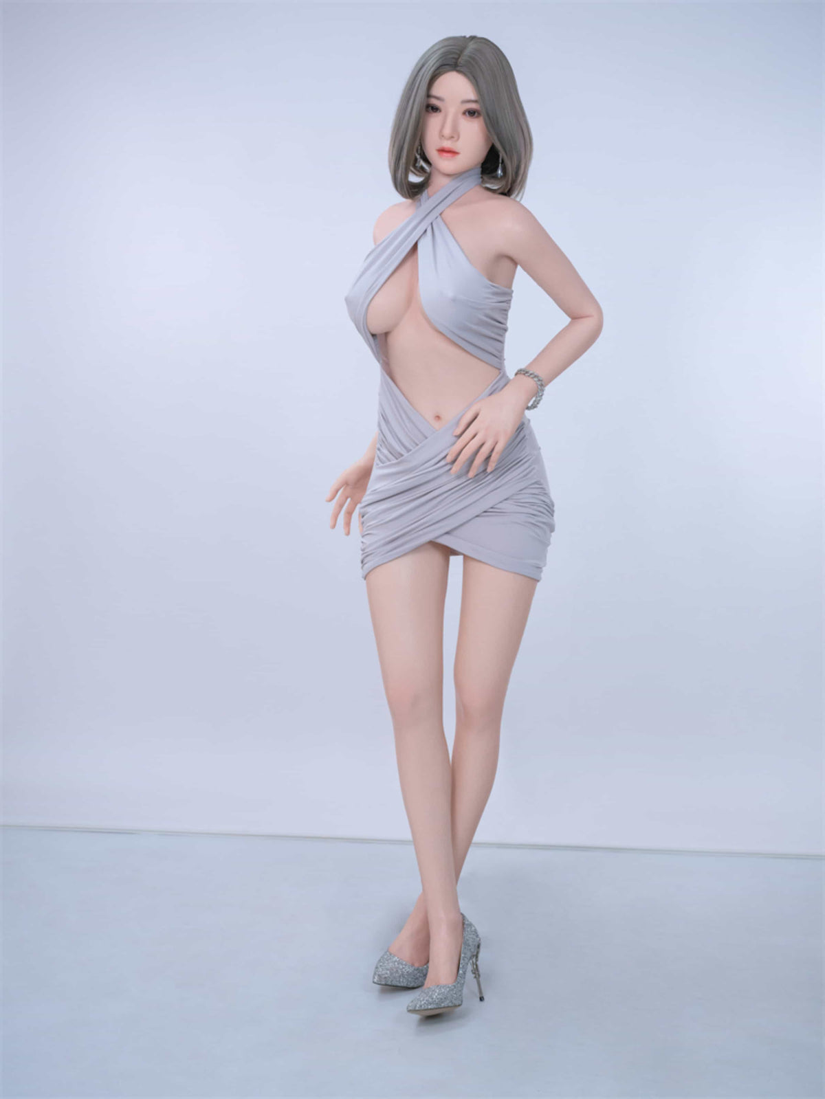 Piaoenxi： 158Cm Korean Office Girls Silicone Sex Dolls