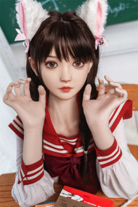 Qinqin：158Cm Asian Adolescent Girl Silicone Sex Dolls