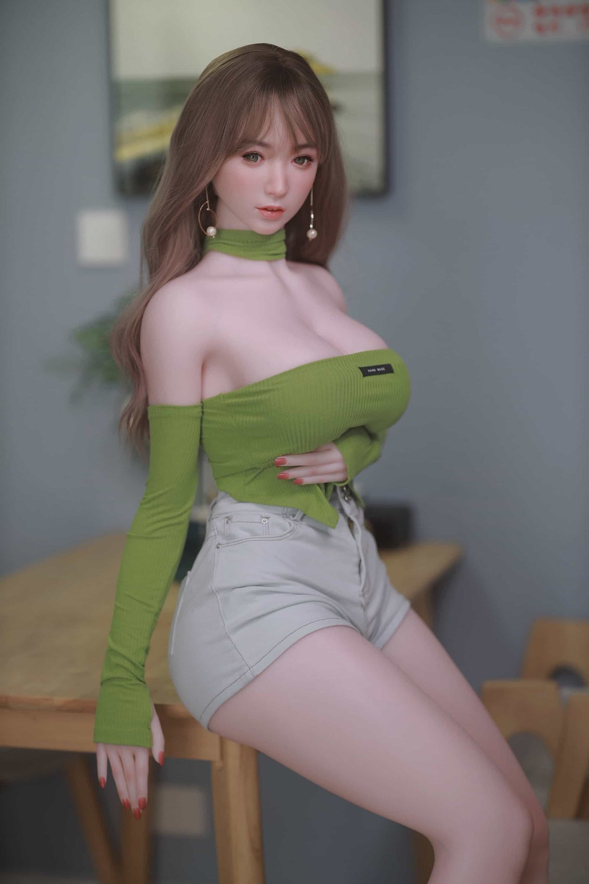 Jingya: 157Cm Chinese Big Boobs Girl Full Silicon Sex Dolls【Luxury】