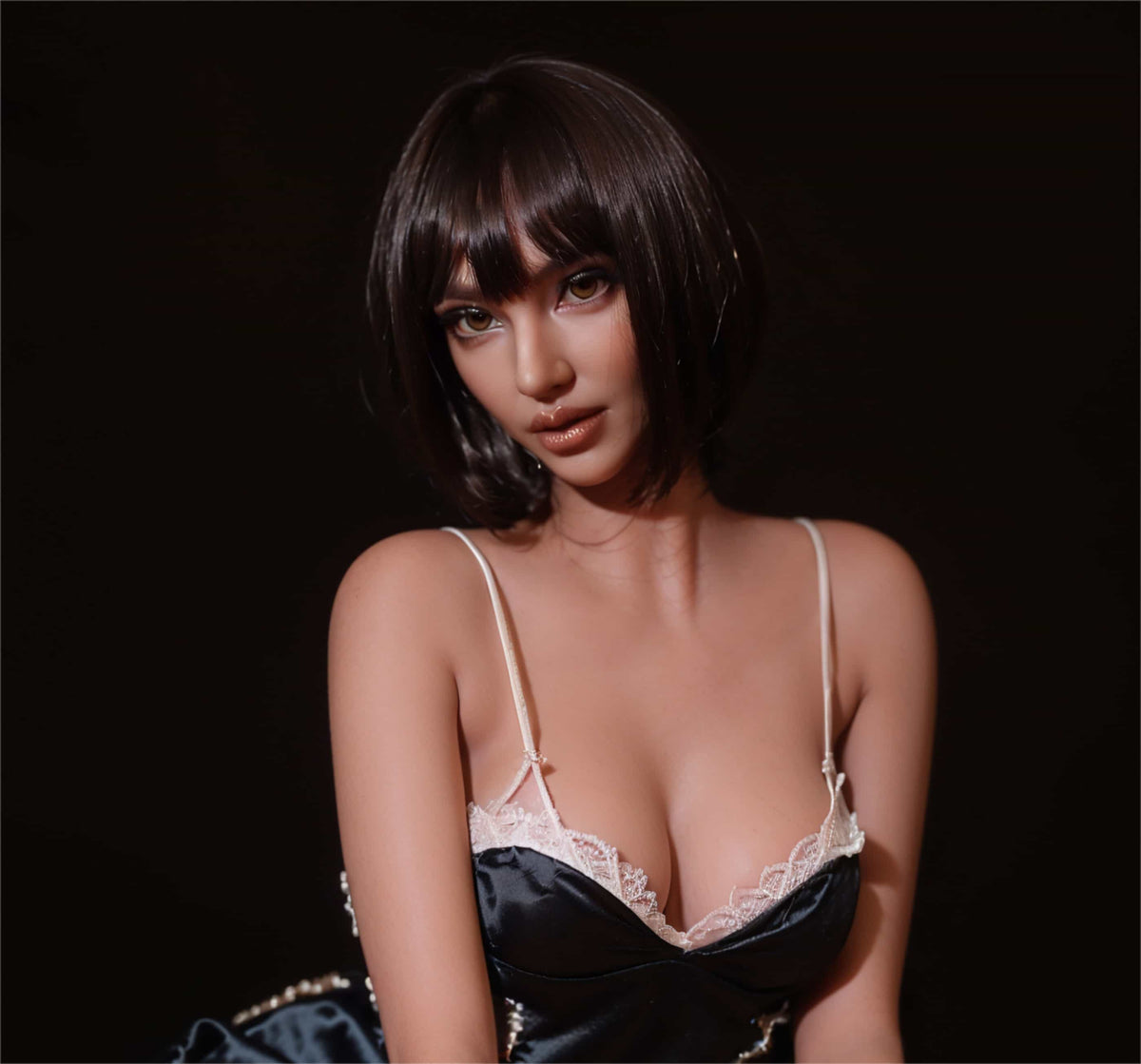 Vivian：163Cm European Short Hair Sexy Silicone Sex Dolls