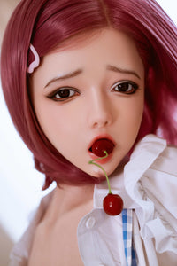 Bonnie:150Cm Asian Short Hair Teen Silicon Head+Real Oral Sex Dolls【Best-In-Class】