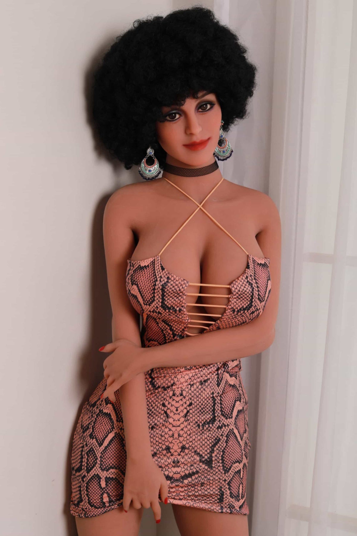 Gabrielle: 168Cm European Curly Hair Big Boobs TPE Sex Dolls【US Customer Available Only】