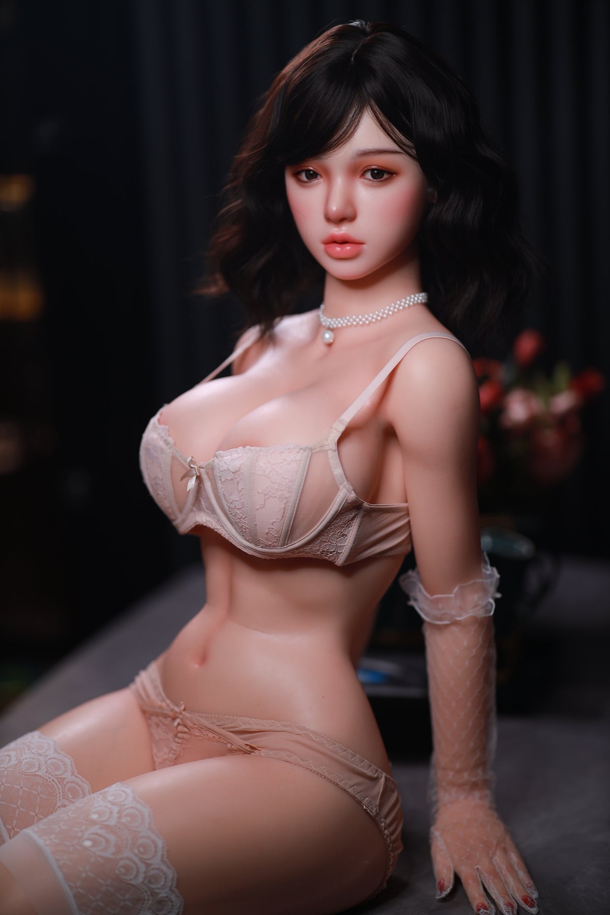 Natasha: 161Cm European Short Hair Silicon Sex Dolls