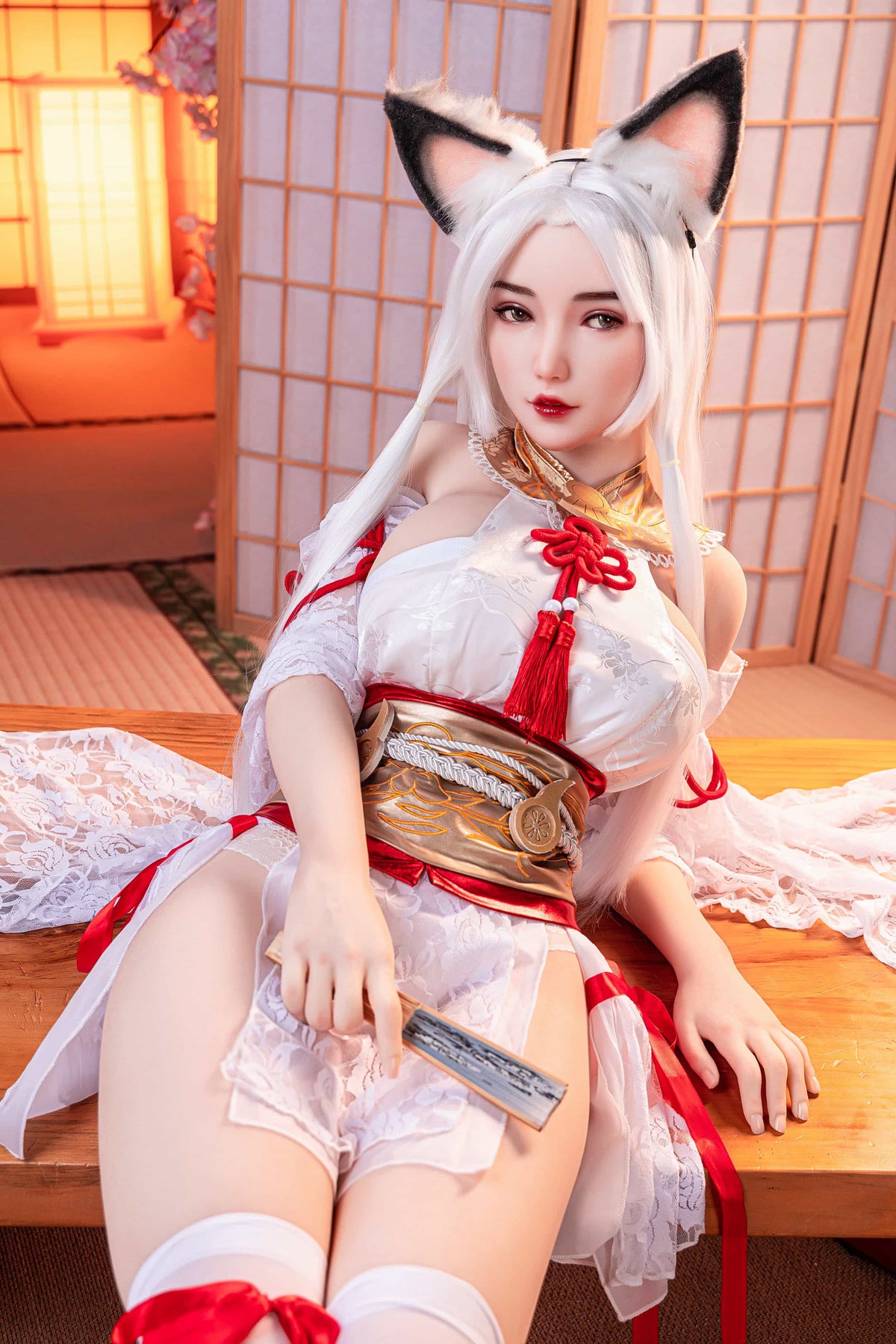 Chiyo：160Cm Japanese Cosplay Realistic Silicon Sex Dolls